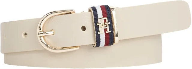 Tommy Hilfiger TH Timeless Corp cintura donna 85 blu fibbia TH