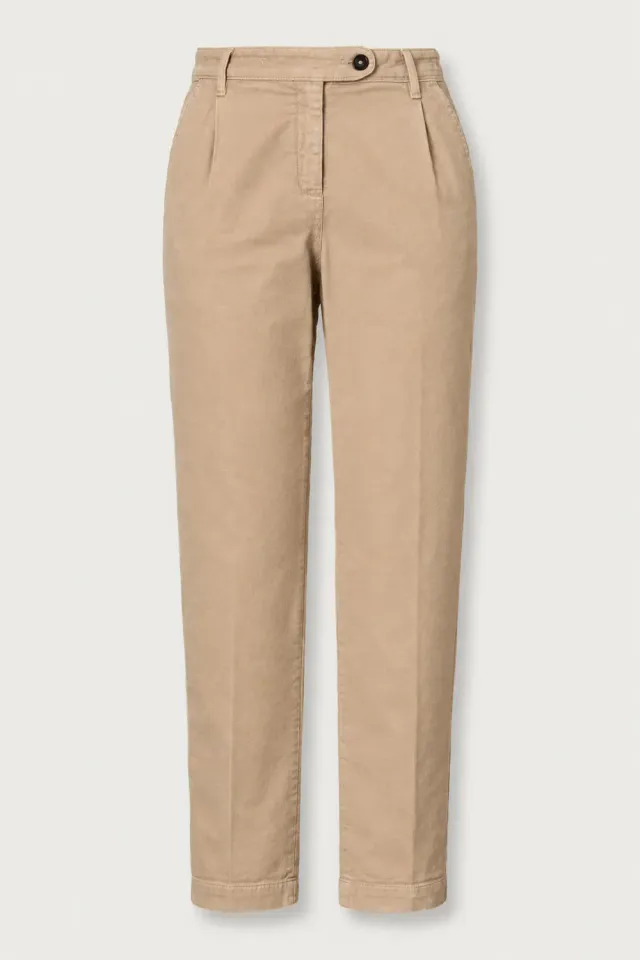 Massimo Alba Melu70 pantaloni donna fossil gabardina