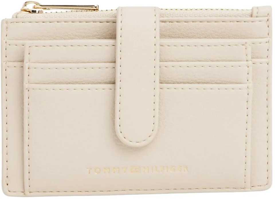 Tommy Hilfiger Flag portacarte donna beige con portamonete