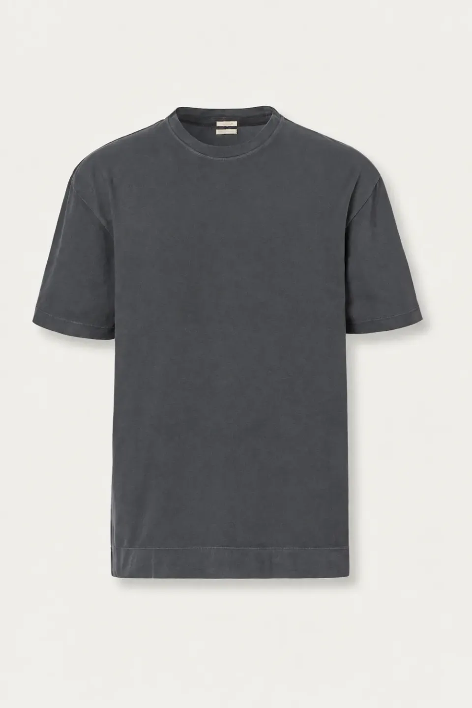 Massimo Alba Nevis t-shirt cotone smoky grey over
