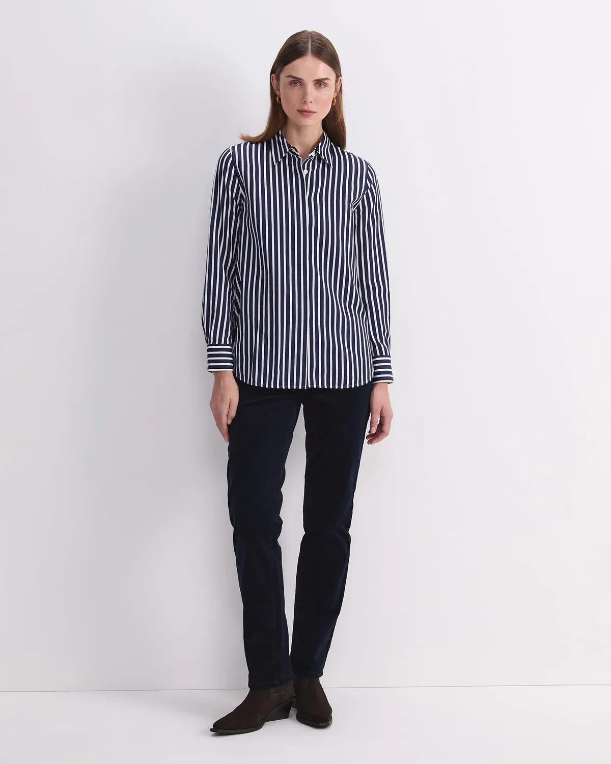 Sportscraft Hannah Stripe Camicia Donna Cotone Seta a Righe