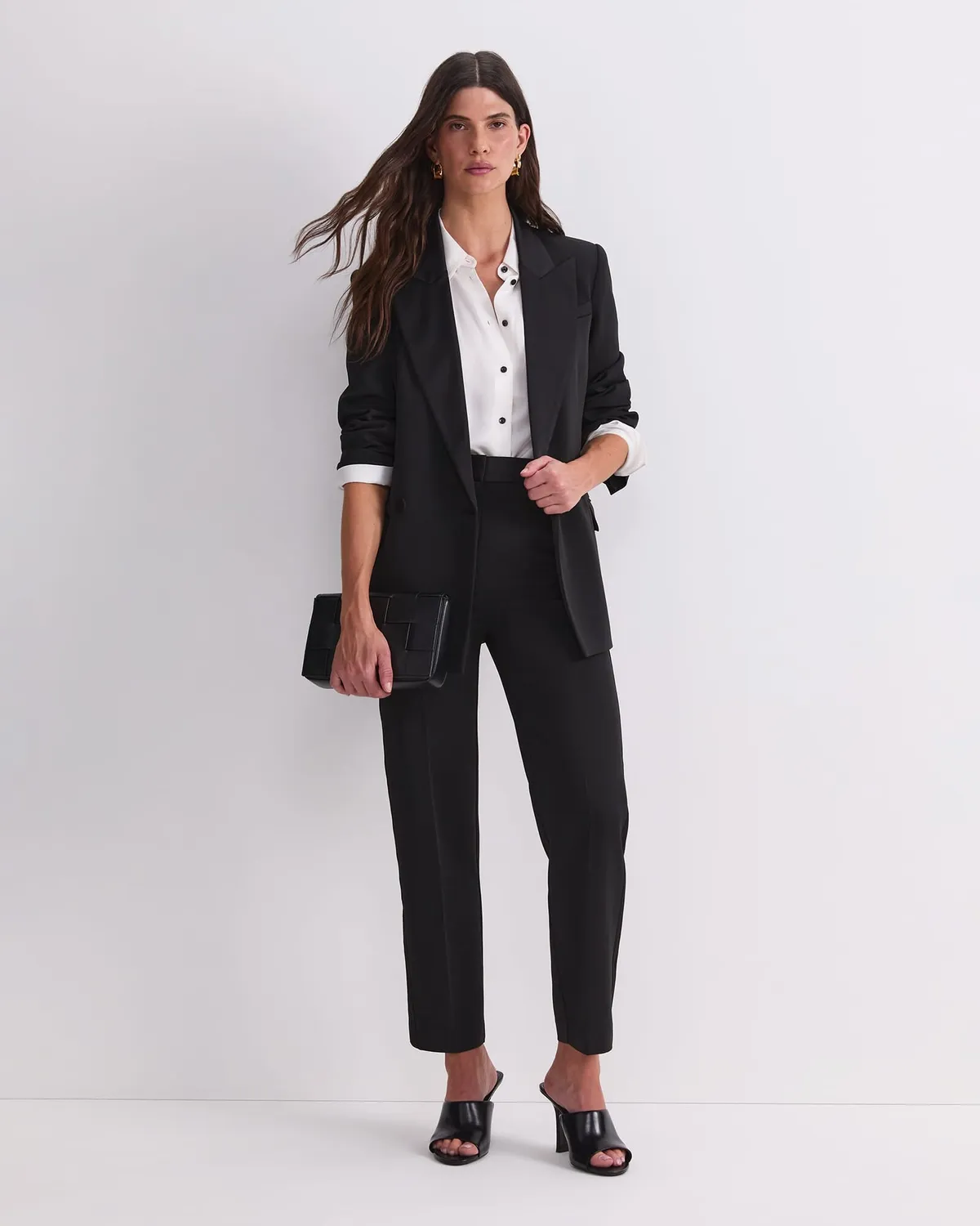 Sportscraft Angie Slim pantaloni donna vita alta crepe