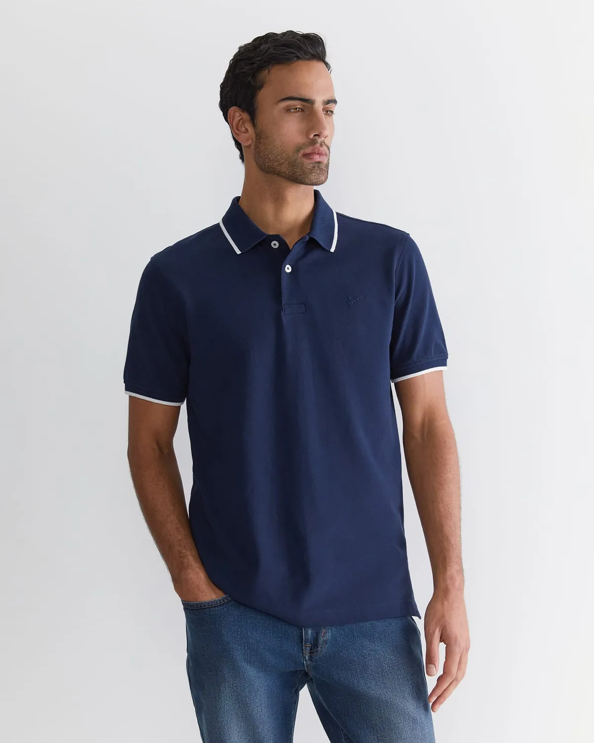 Sportscraft SC Tipped Pique 207493G1 polo uomo cotone