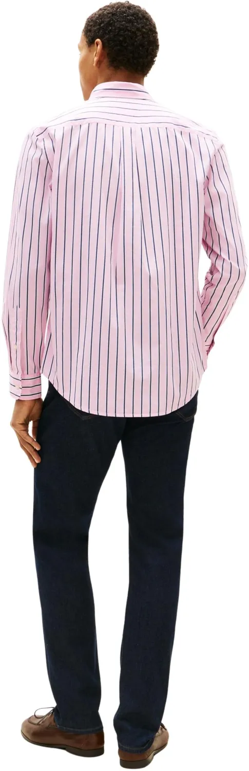 Tommy Hilfiger Flex Poplin MW0MW39159 camicia uomo righe