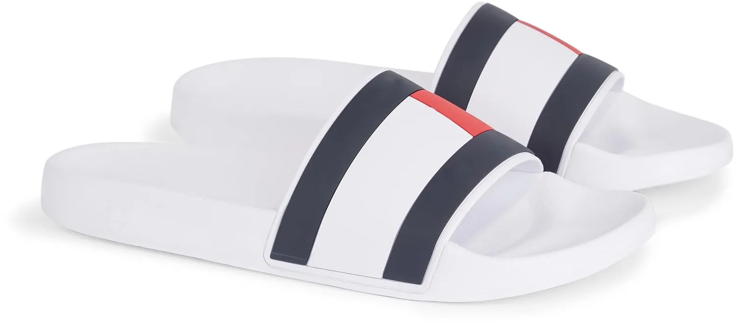Tommy Hilfiger TH Flag Pool Slide ciabatte uomo nero