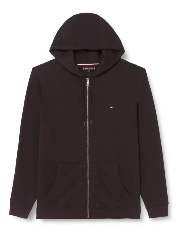 Tommy Hilfiger Fleece Full Zip Felpa Uomo XXL Nero
