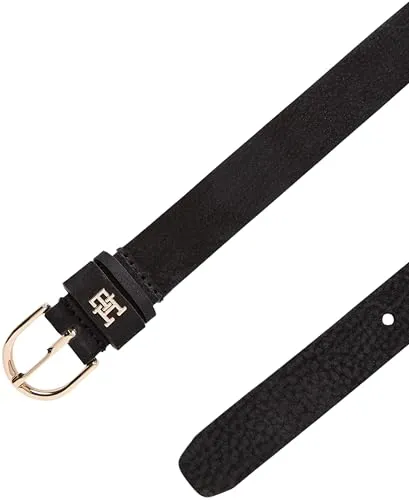 Tommy Hilfiger Essential Effortless cintura pelle nero 95 cm