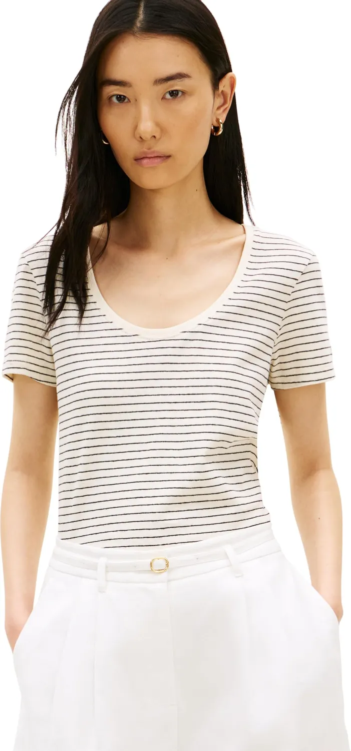 Tommy Hilfiger maglietta donna manica corta rosa soft rose