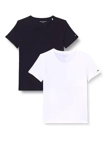 Tommy Hilfiger t-shirt donna scollo rotondo M confezione 2 pezzi
