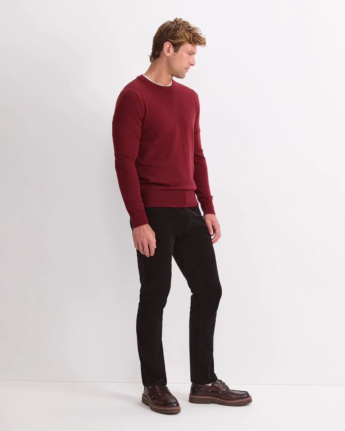 Sportscraft Merino maglione girocollo lana