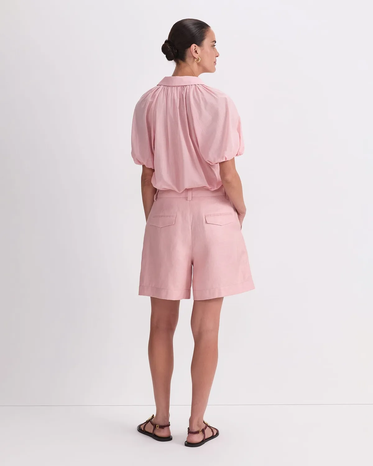 Sportscraft Jamie Linen shorts donna lino