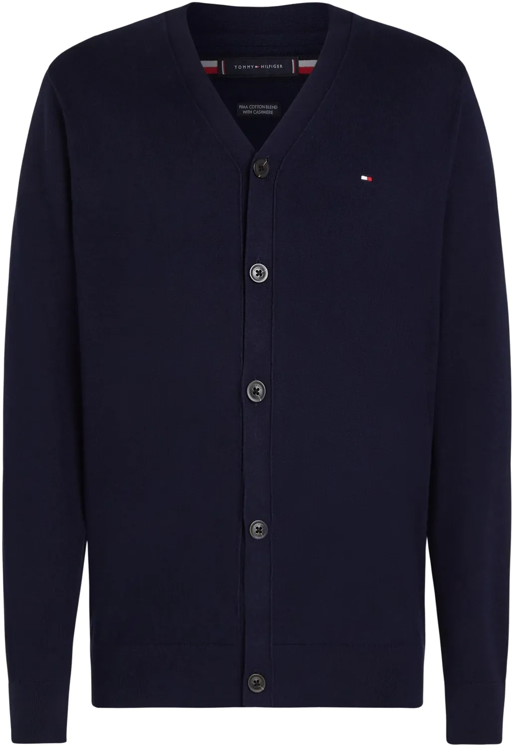 Tommy Hilfiger Pima Cotton Cashmere cardigan uomo bottoni 3XL