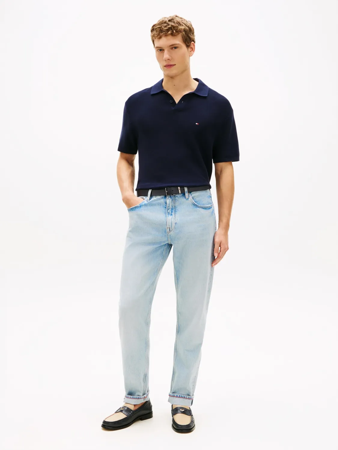Tommy Hilfiger Cool Touch MW0MW42795 polo uomo nera