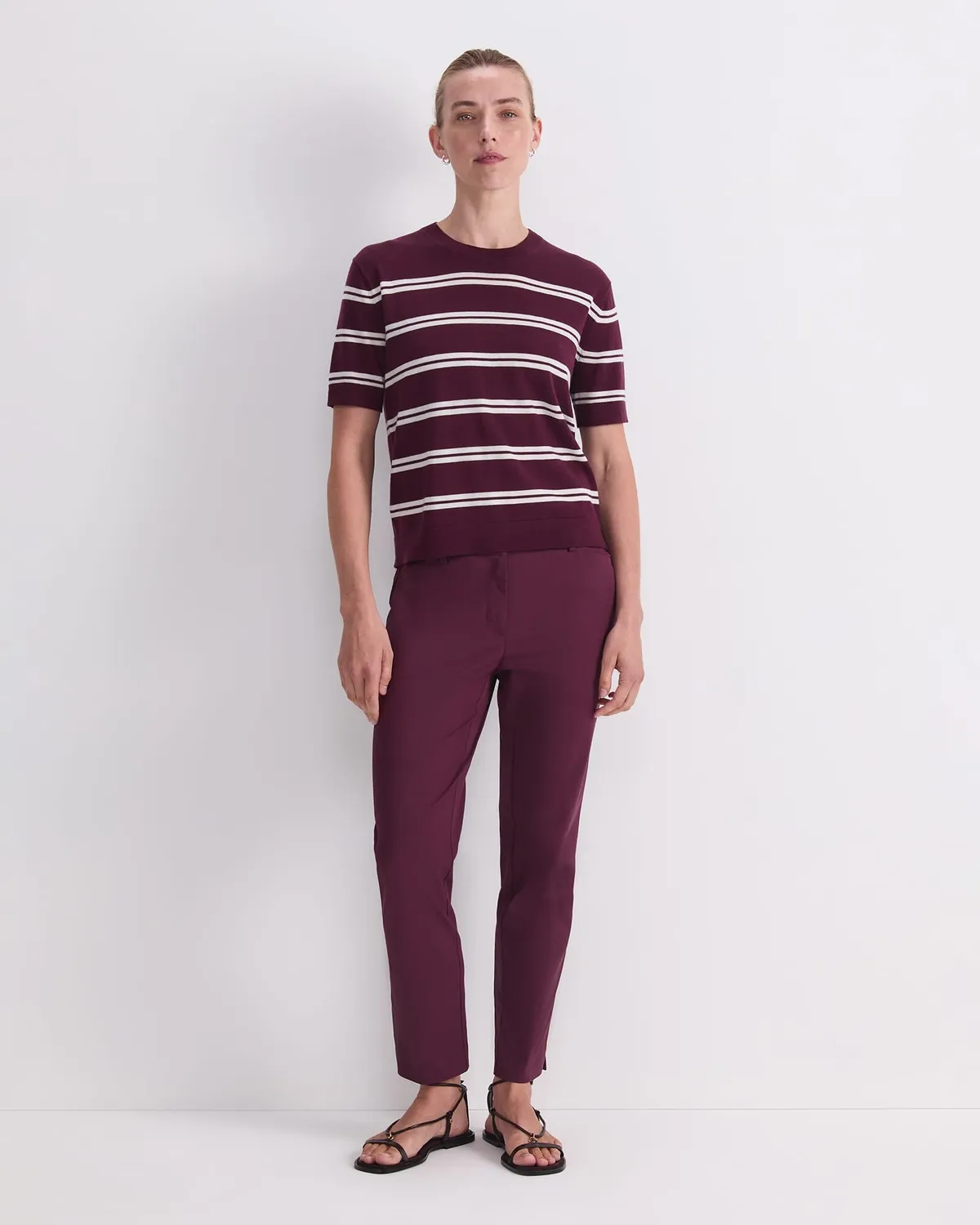 Sportscraft Francis t-shirt merino extrafine scollo rotondo