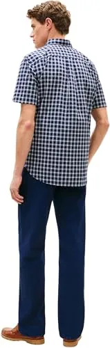 Tommy Hilfiger Flex Poplin Camicia Uomo L Quadri