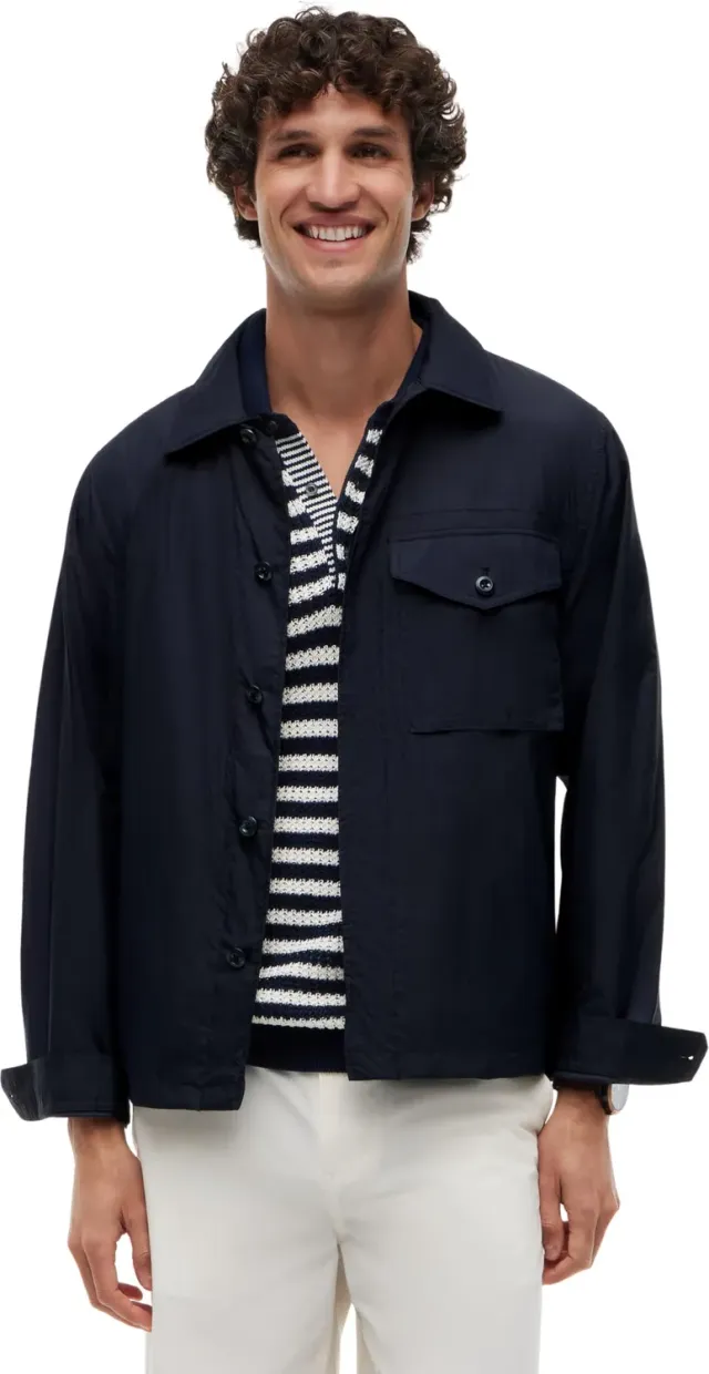 Tommy Hilfiger Overshirt giacca uomo L azzurra