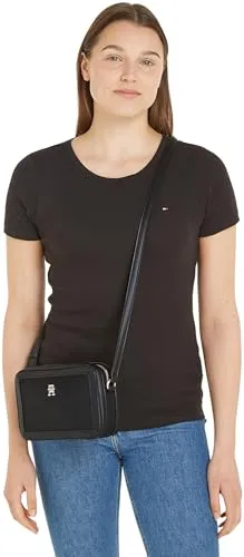Tommy Hilfiger Essential Crossover Small borsa tracolla nera