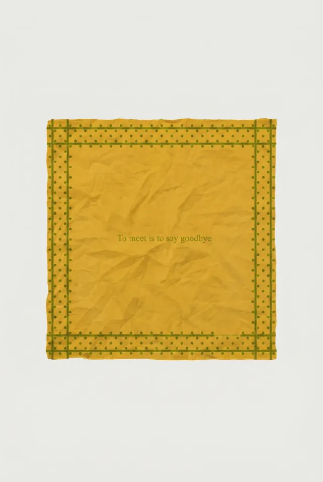 Massimo Alba Hanky1 fazzoletto cotone nugget gold