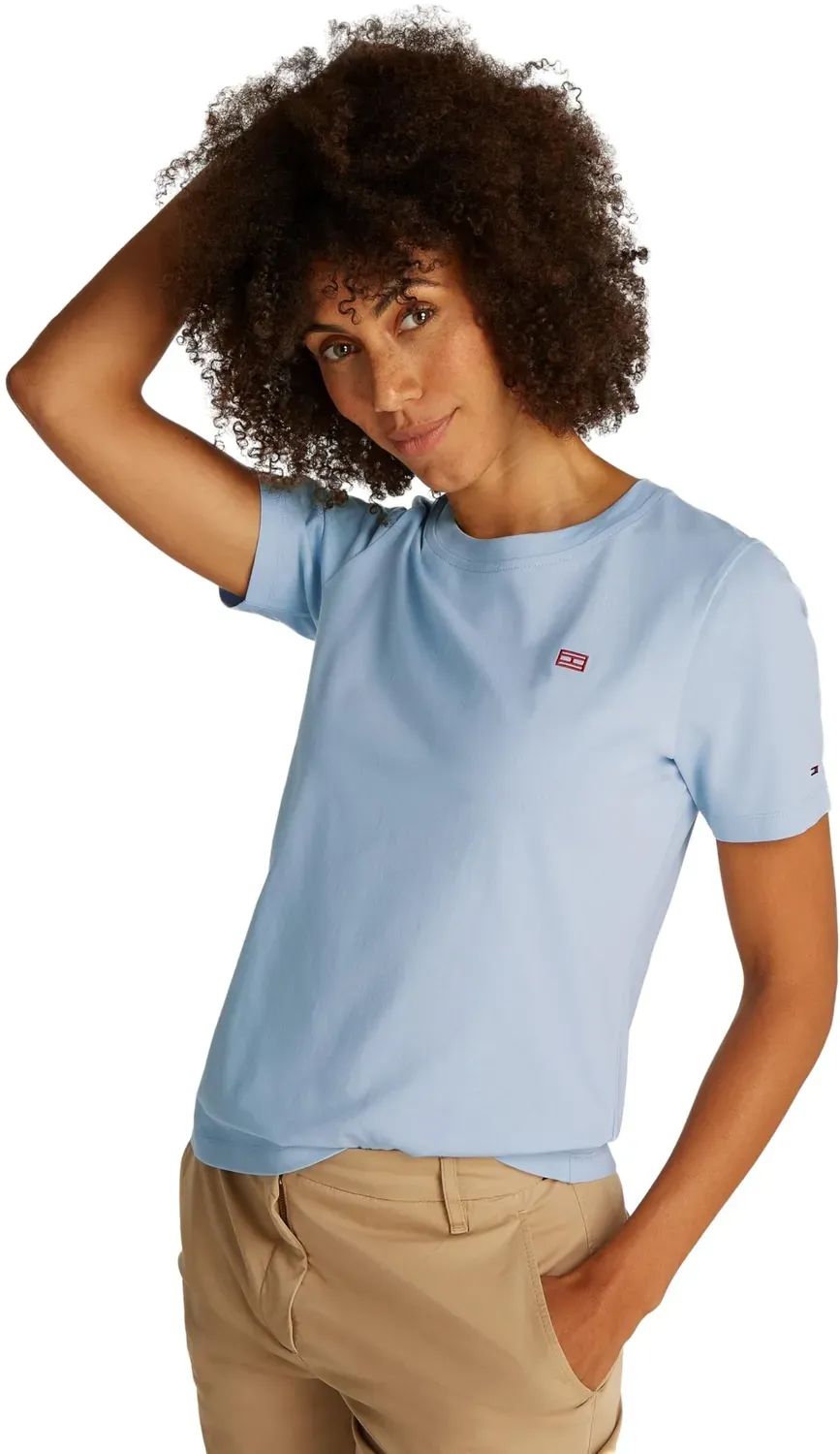 Tommy Hilfiger Contrast Flag Tee t-shirt XXL cotone