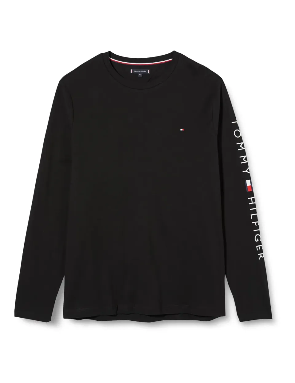Tommy Hilfiger Tommy Logo MW0MW34147 maglia manica lunga nero