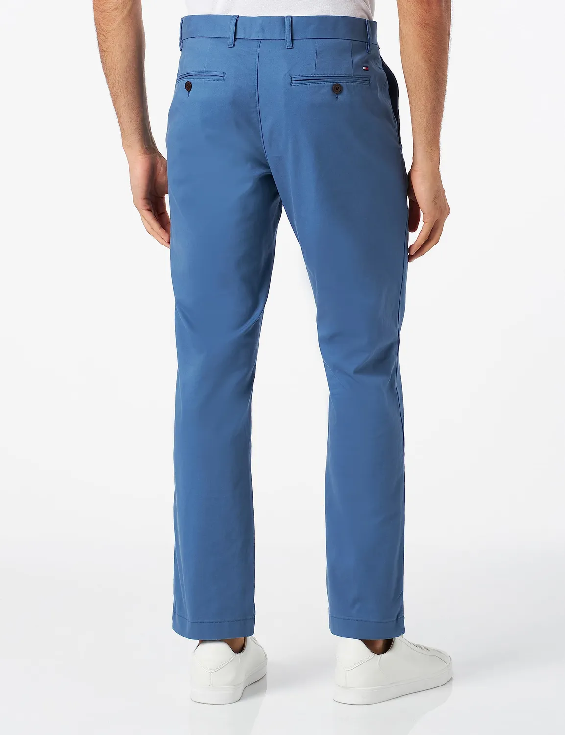 Tommy Hilfiger Cotton Chinos pantaloni Blue Coast 33W/28L cotone