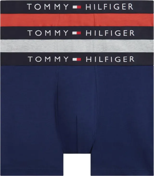 Tommy Hilfiger UM0UM03764 Boxer Uomo Pacco da 3 Cotone
