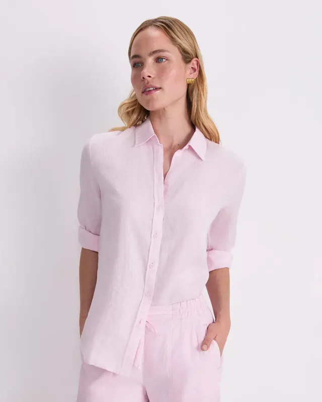 Sportscraft Dahlia camicia lino donna manica lunga
