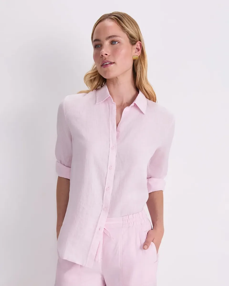 Sportscraft Dahlia camicia lino donna manica lunga
