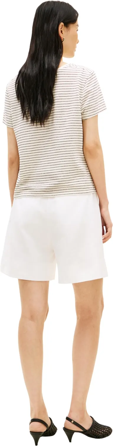 Tommy Hilfiger maglietta donna manica corta rosa soft rose