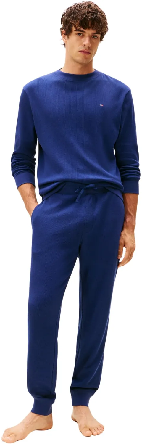 Tommy Hilfiger Waffle felpa uomo girocollo taglia L