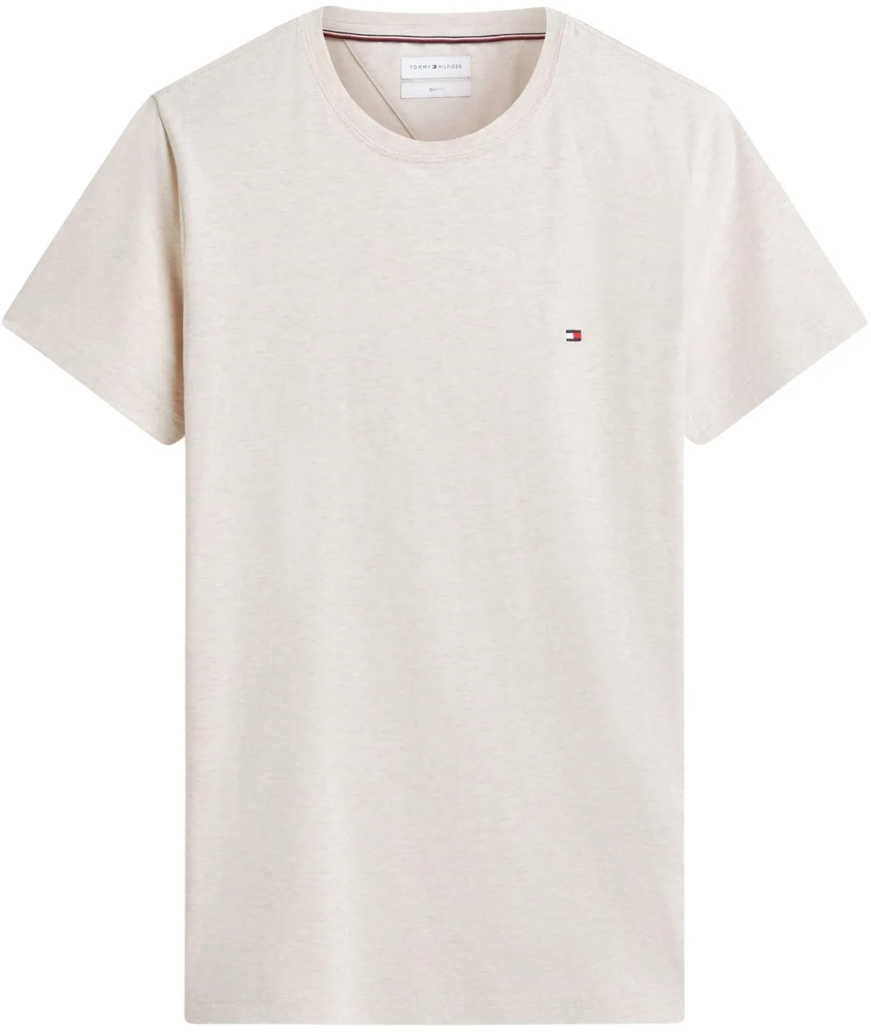 Tommy Hilfiger MW0MW10800 t-shirt slim L avena elasticizzata