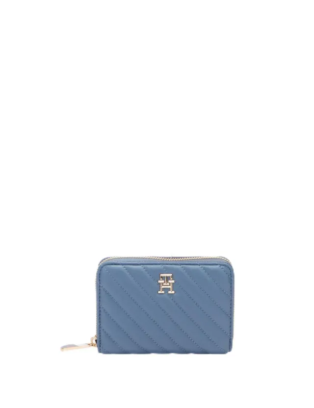 Tommy Hilfiger Poppy Portafoglio con Zip Faded Ink blu