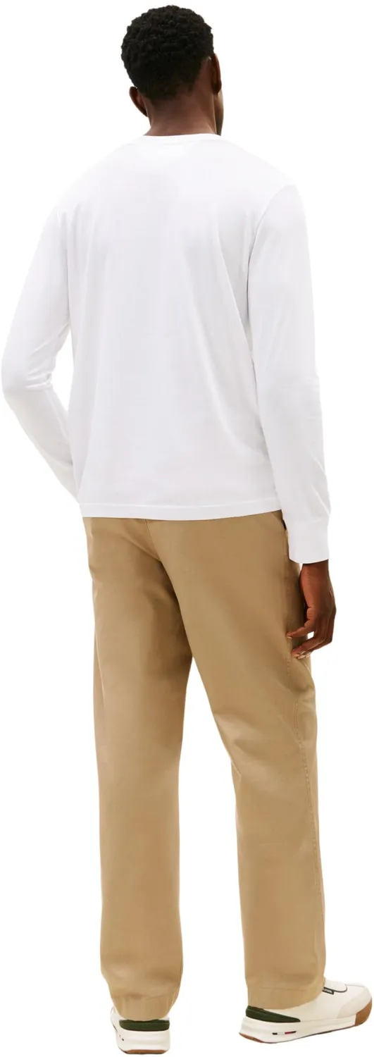Tommy Hilfiger maglietta maniche lunghe S grigia cotone