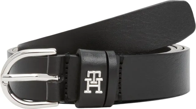 Tommy Hilfiger Essential Cintura Donna Pelle nera 90