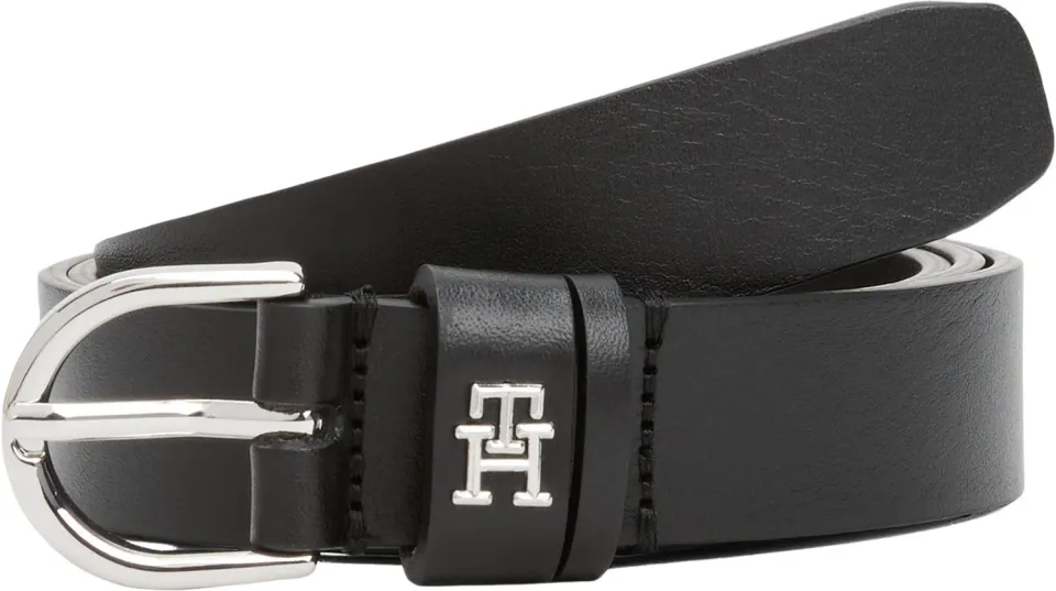 Tommy Hilfiger Essential Cintura Donna Pelle nera 90