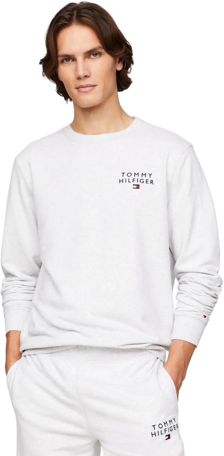 Tommy Hilfiger felpa senza cappuccio S blu cotone