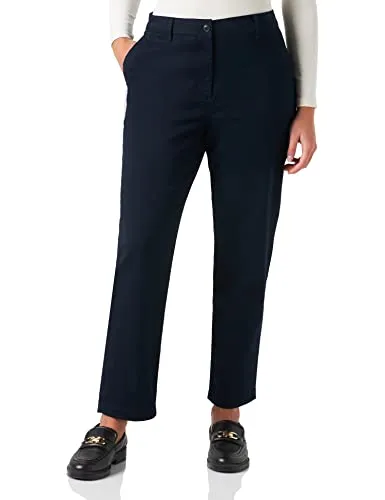 Tommy Hilfiger Cotton Straight WW0WW35694 pantaloni donna cotone dritti