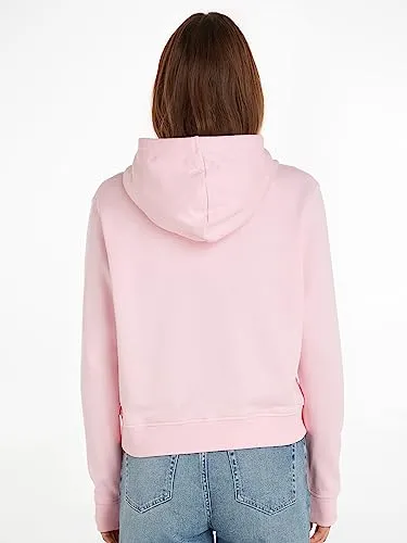 Tommy Hilfiger felpa donna con cappuccio cotone