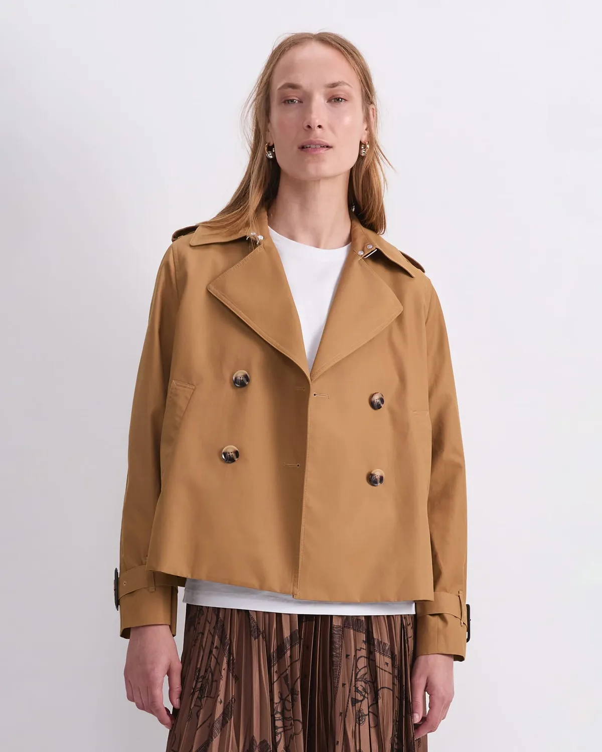 Sportscraft Audrey Crop trench donna lino corto
