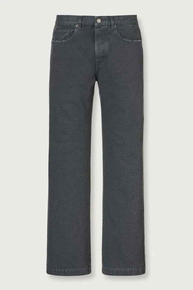 Massimo Alba Oceano pantaloni uomo smoky grey canvas