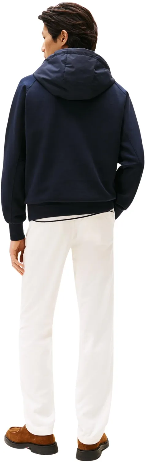 Tommy Hilfiger Mix Media 1/4 Zip felpa uomo M con cappuccio