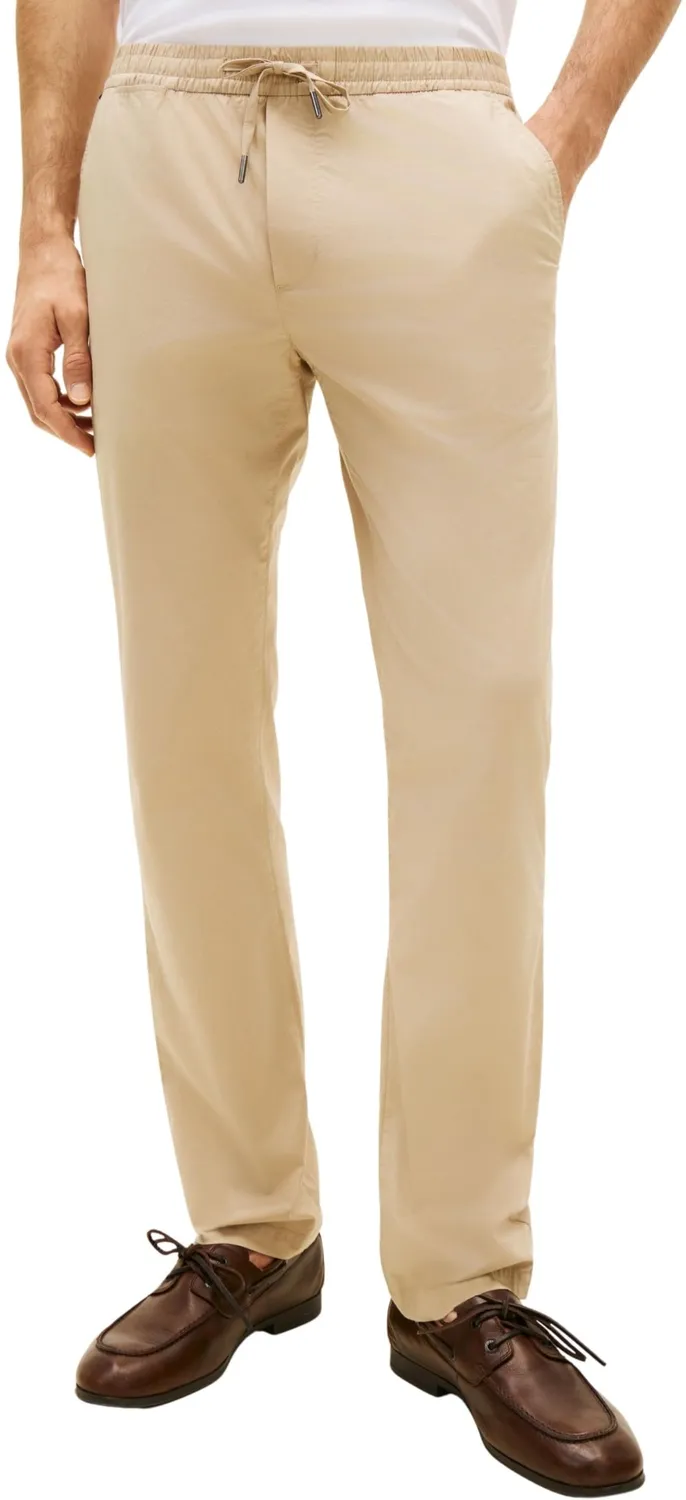 Tommy Hilfiger Denton Poplin Pantaloni Chino Uomo Blu