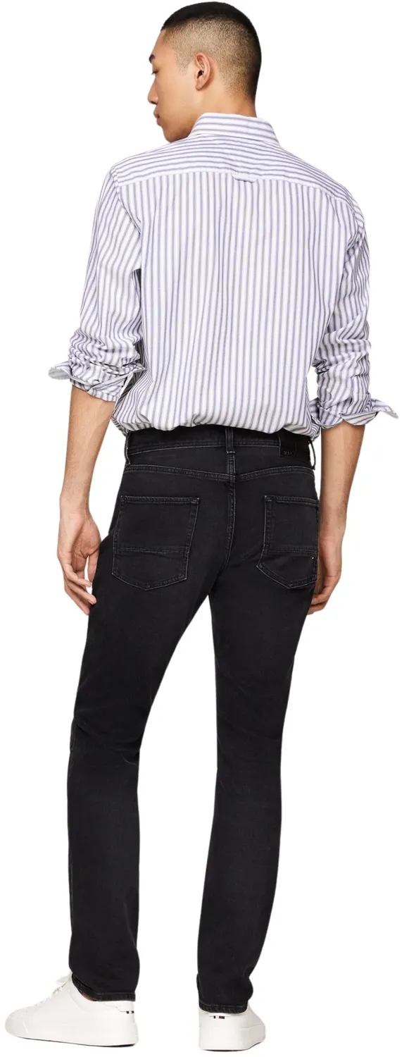 Tommy Hilfiger Straight Fit jeans uomo neri 38W/36L
