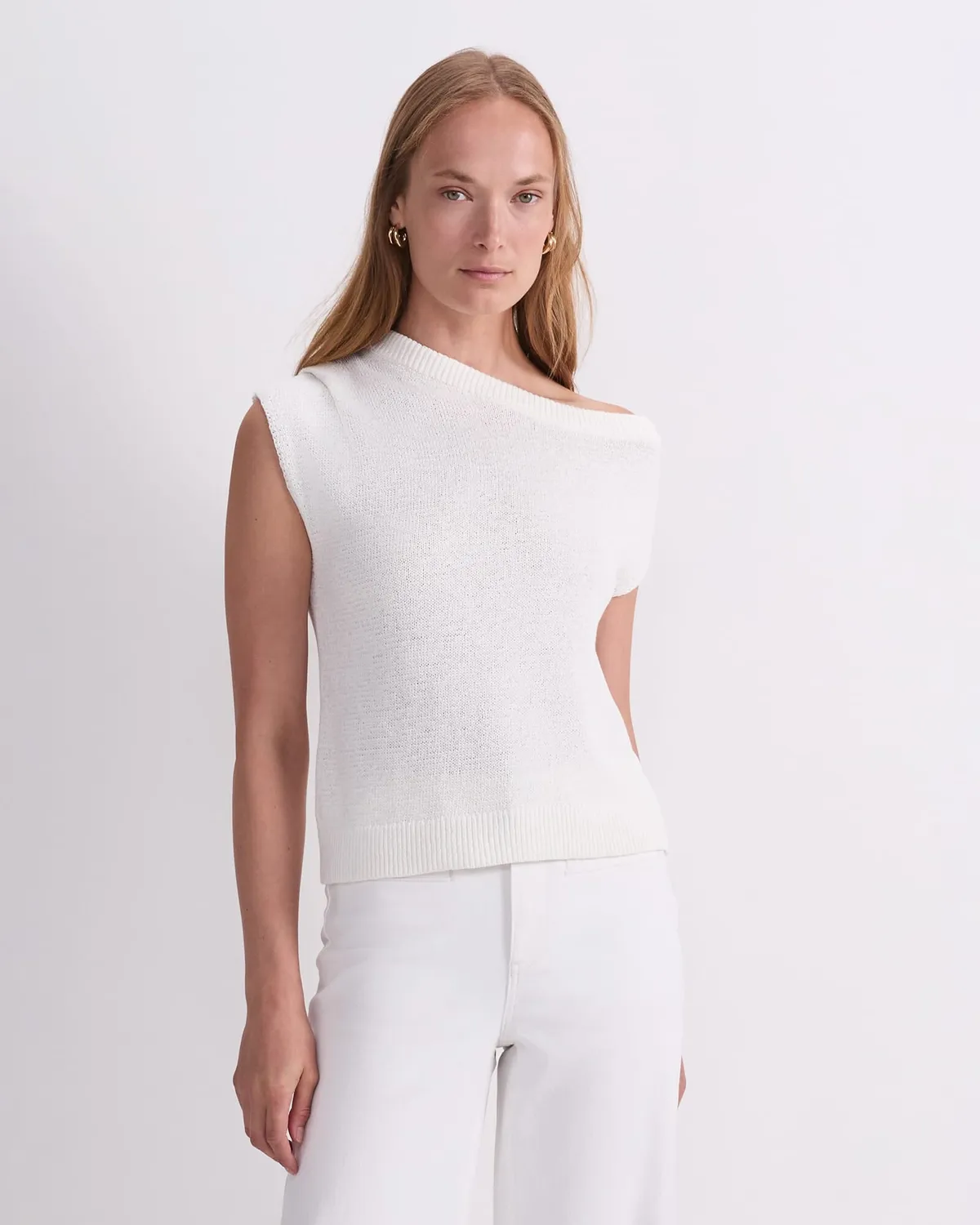 Sportscraft Josie 120224 maglione donna cotone asimmetrico