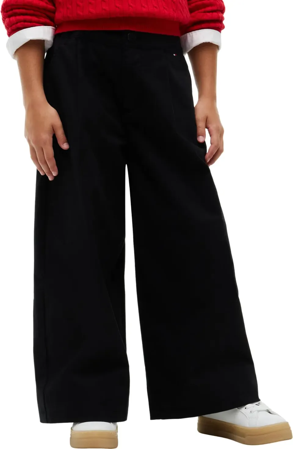 Tommy Hilfiger Wide Leg Kg0kg09717 pantaloni 14 anni 5 tasche
