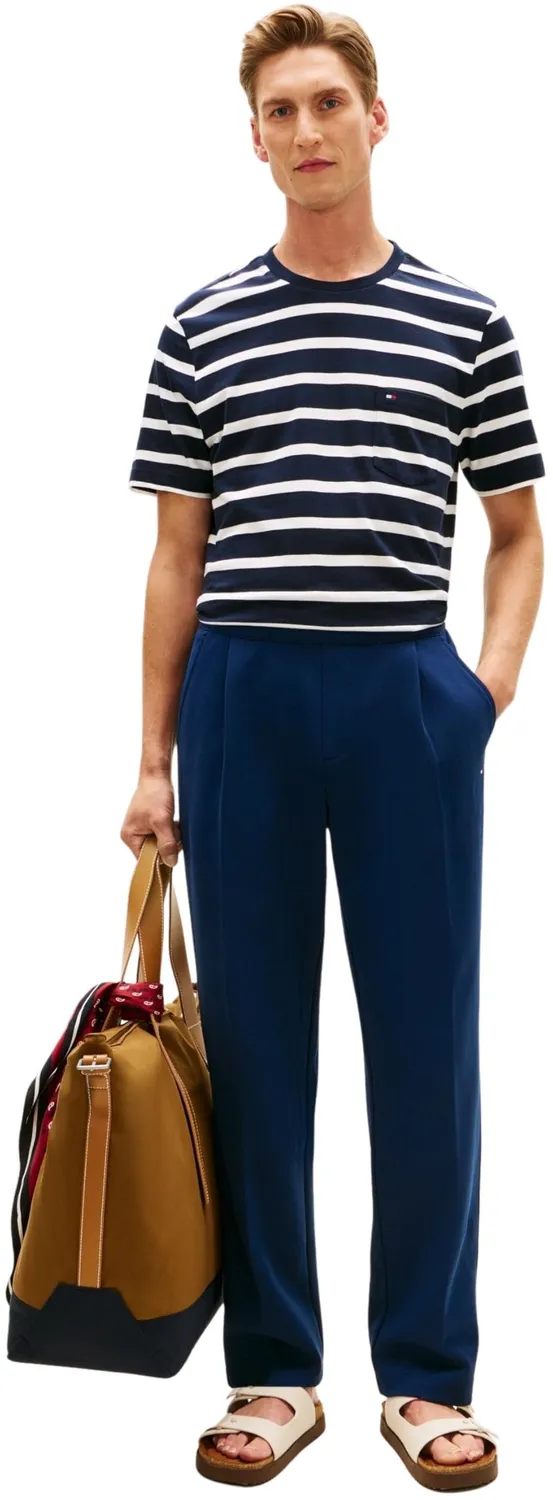 Tommy Hilfiger Stripe Pocket T-Shirt Uomo L a Righe