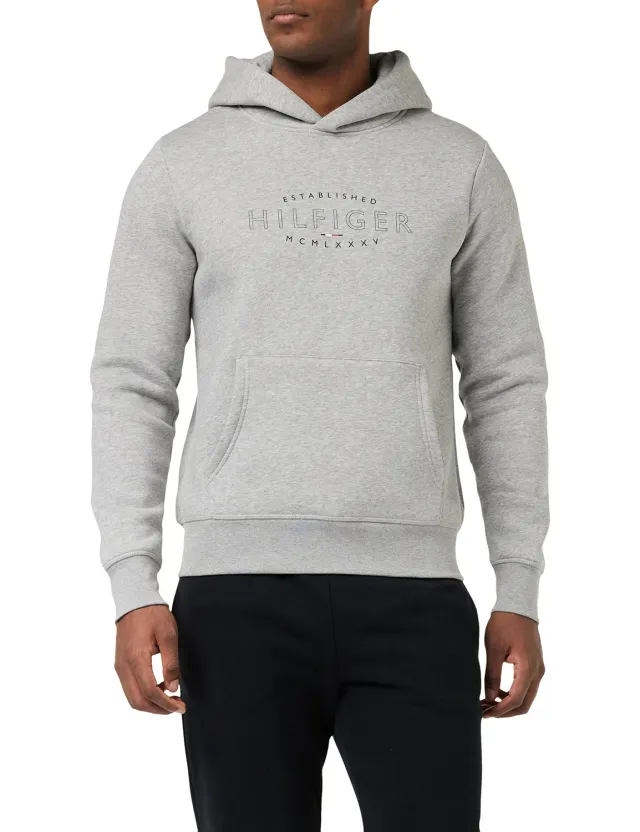 Tommy Hilfiger Curve Logo felpa uomo con cappuccio