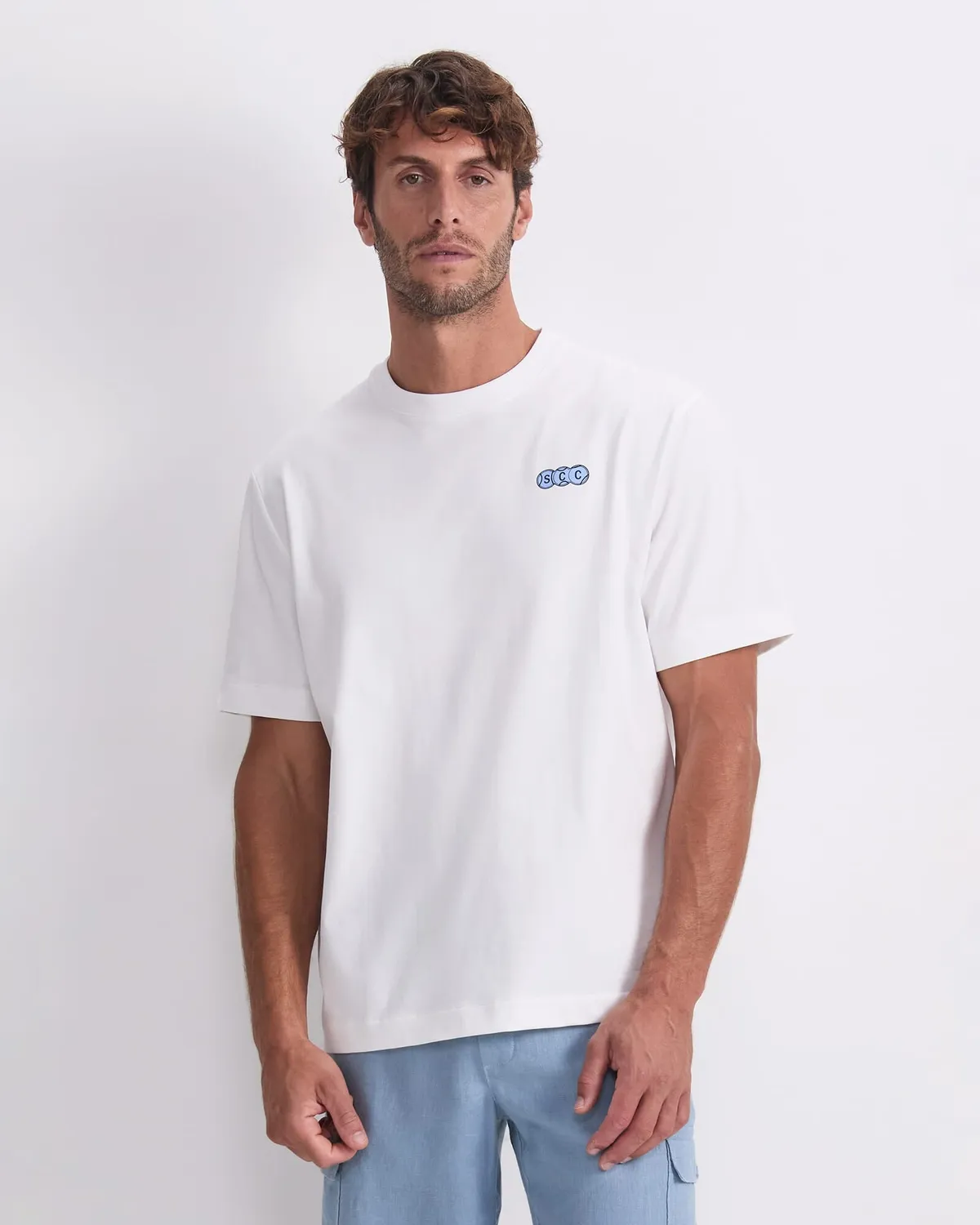 Sportscraft Fawkner Club t-shirt cotone uomo pesante