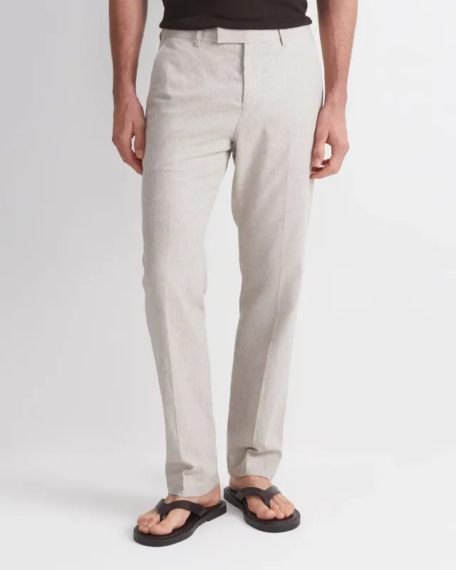 Sportscraft Jeffrey Linen Blend pantalone lino beige