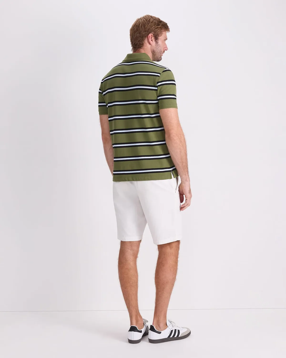 Sportscraft Bold Stripe Pique polo uomo cotone